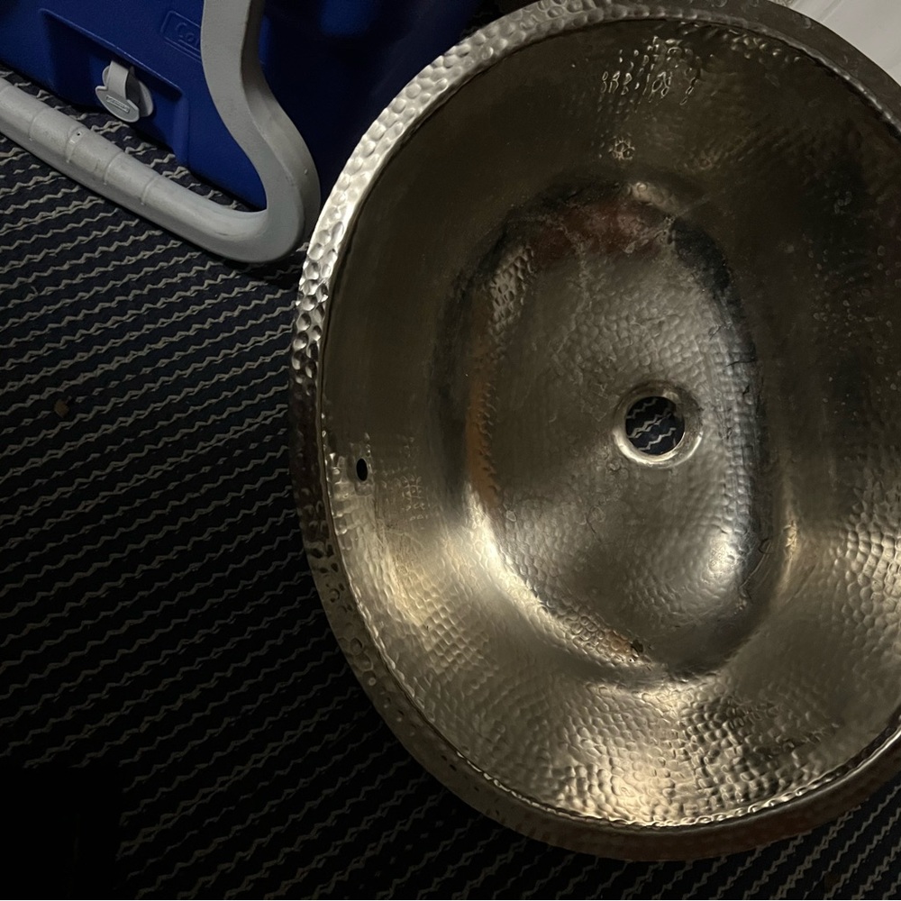 Hammered Custom made sink